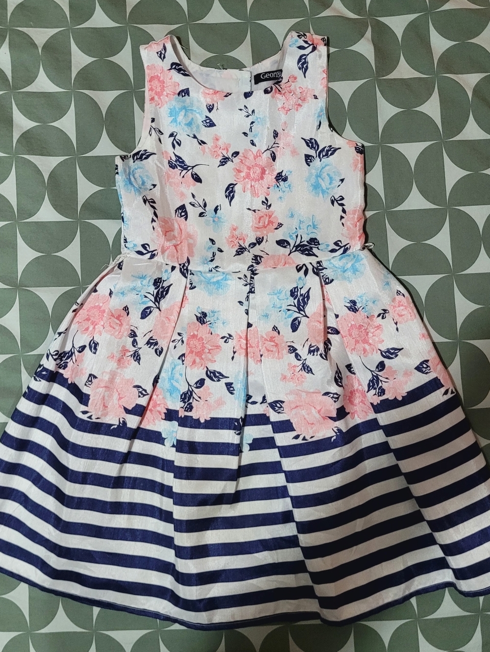 Girls Floral Dress George Size 6 – Cute & Elegant